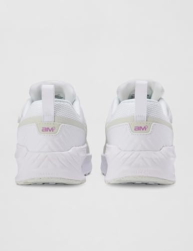 Nike Little Kid's Air Max Bia Lifestyle Shoes, White/Light Magenta-Spruce Aura, 1Y