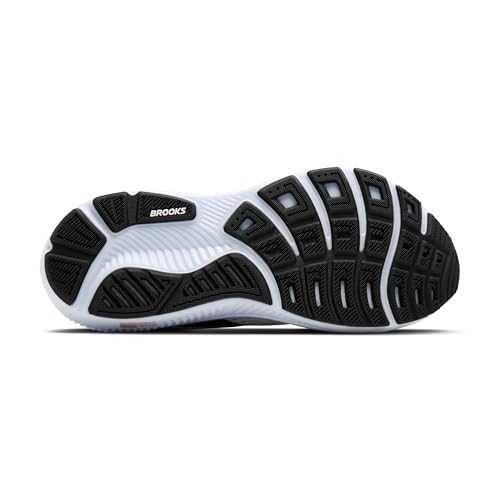 Brooks Women’s Ghost 18 Neutral Running & Walking Shoe - White/Black/Rose Gold - 13 Medium
