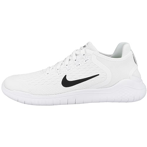 Nike Womens WMNS Free RN 2018 942837 100 - Size 9W White/Black