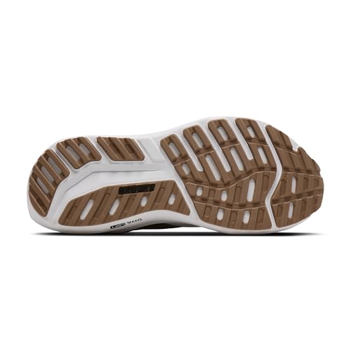 Brooks Men’s Anthem 8 Neutral Running Shoe - White/Black/Tan - 13 Wide