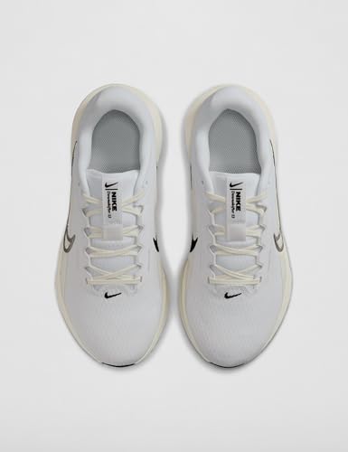 Nike Women's Downshifter 13 Road Running Shoes, White/White-Platinum Tint, 7 Extra Wide