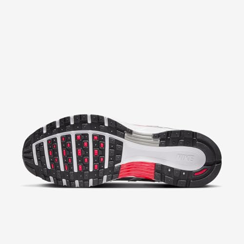 P-6000 "METALLIC SILVER/GYM RED"