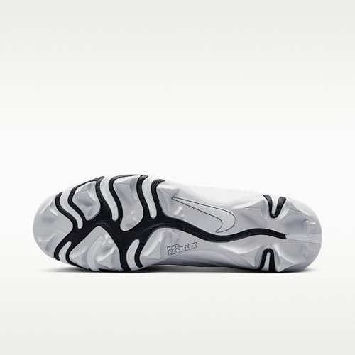 Nike Men's Alpha Menace 4 Shark Football Cleats, White/Black White, 6.5