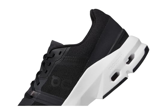 On Womens, Cloudpulse Black/White 9.5 Medium