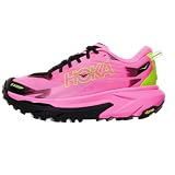 Hoka Men's Mafate 5 Neon Rose/Black 8.5 Medium