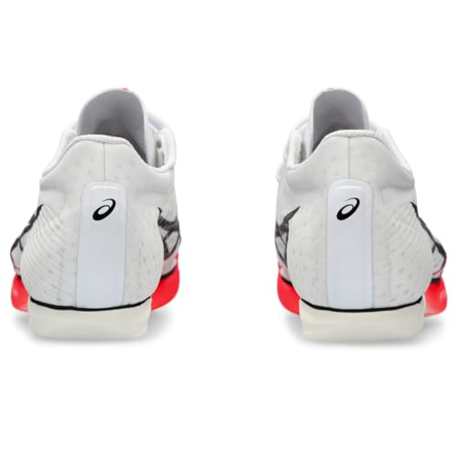 ASICS Unisex METASPEED MD Track & Field Shoe, 13M / 14.5W, White/Black