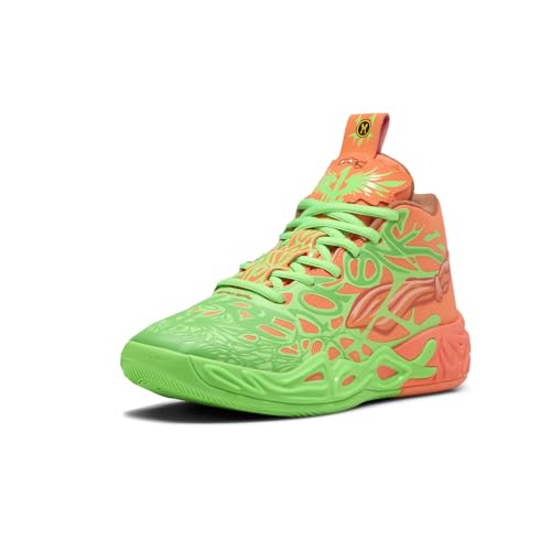 PUMA Kids Boys Mb.04 Teenage Mutant Ninja Turtles Basketball Sneakers Shoes - Green - Size 6.5 M