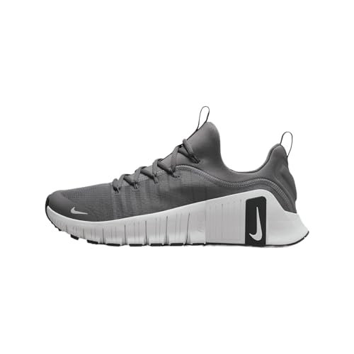 Nike Free Metcon 6 Men's Workout Shoes (HM3754-002, Gunsmoke/Black/White) Size 9