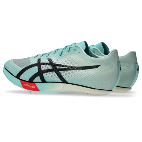 ASICS Unisex METASPEED SP Track&Field Shoes, 7M / 8.5W, Illuminate Mint/Black