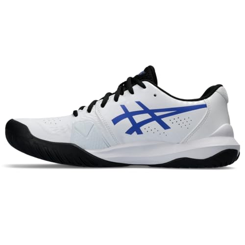 ASICS Men's Gel-Challenger 14 Tennis Shoe, 9.5, White/Sapphire