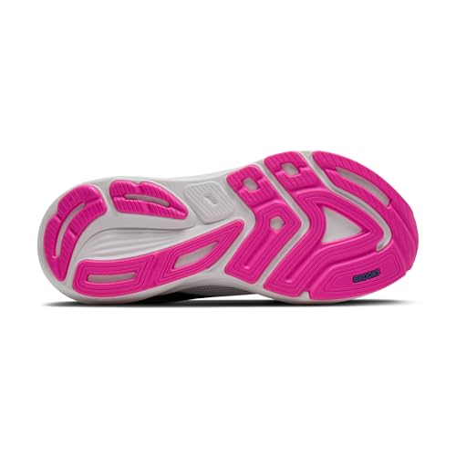 Brooks Women’s Revel 8 Neutral Running & Walking Shoe - White/Moonlight/Pink - 8 Medium