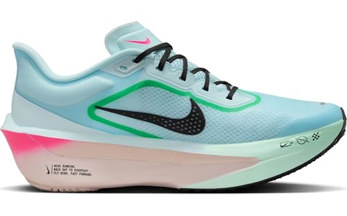 Nike Zoom Fly 6 Men's Road Racing Shoes (Glacier Ice/Hyper Pink/Green Shock/Black) Size 11