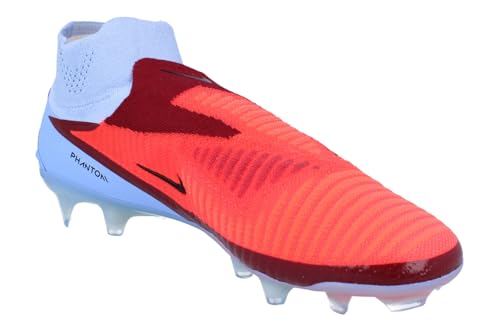 Nike Phantom 6 High Elite Firm-Ground Soccer Cleats (Royal Tint/Black/Bright Crimson) Size 11
