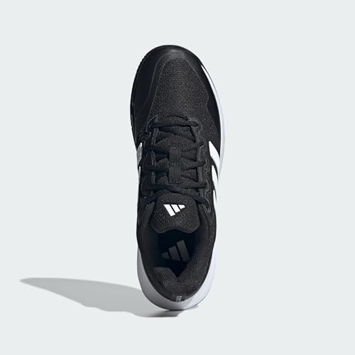 adidas Men's Gamecourt 2 M, Black/White/Silver Metallic, 13