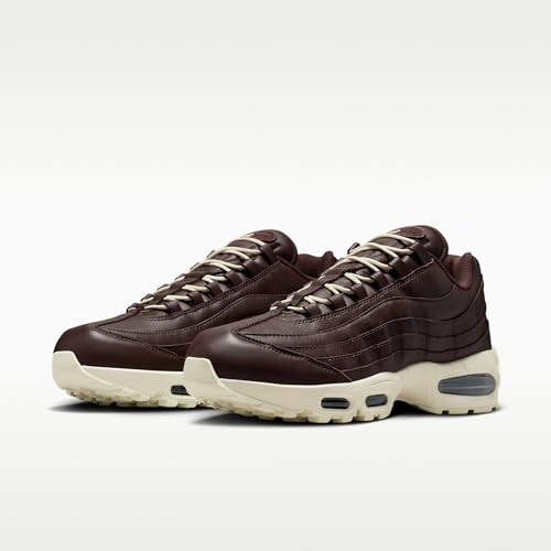 Nike Air Max 95 Big Bubble Leather Men's Shoes (Baroque Brown/Baroque Brown/Black/Coconut Milk) Size 9.5