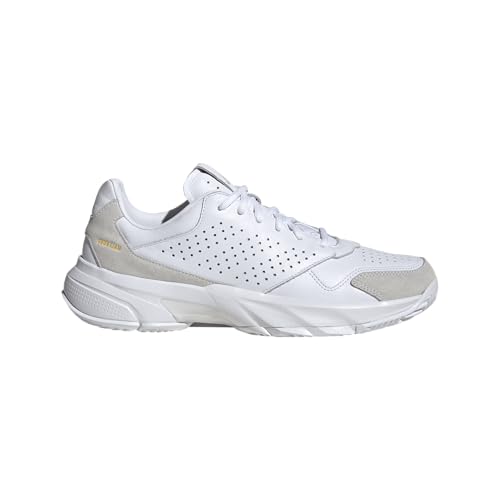 Adidas Unisex-Adult CourtJam Control 3 Premium Tennis, White/White/White, 10.5