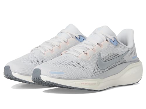 Nike Women's Pegasus 41 Photon Dust/Metallic Pewter/Sail/Echo Pink 8 Medium
