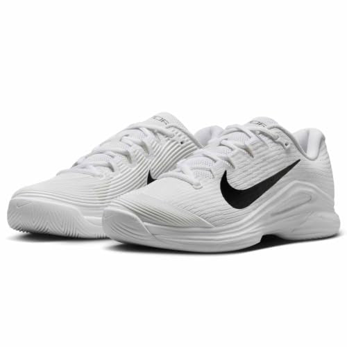 Nike Vapor 12 Women's Hard Court Tennis Shoes (FV5554-100, White/Summit White/Black) Size 8.5