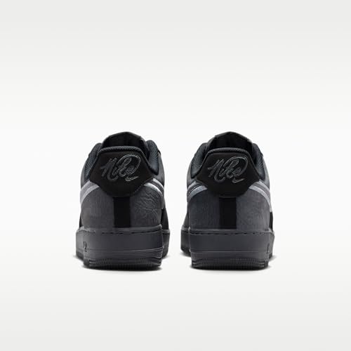 Nike Air Force 1 '07 LV8 Men's Shoes (Black/Smoke Grey/Dark Smoke Grey) Size 8