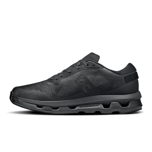 On Men's Cloudzone Sneakers, Black/Eclipse, 10.5 Medium US