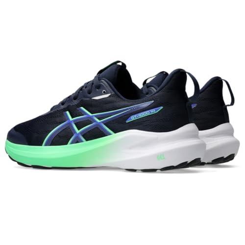 ASICS Kid's GT-1000 14 GS Running Shoes, 3.5, Midnight/Vital Green