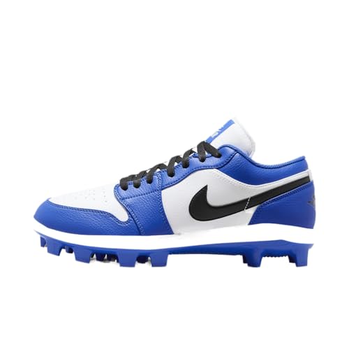 Jordan 1 Retro MCS Low Men's Baseball Cleats (CJ8524-411, Game Royal/White/Black) Size 14