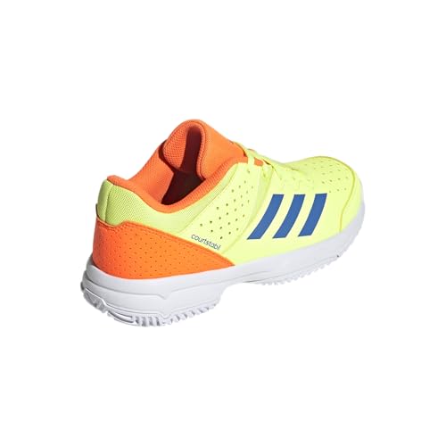 adidas Unisex-Kids Court Stabil Volleyball, Yellow/Ray Blue, 1