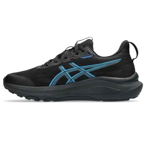 ASICS Kid's GT-1000 14 GS Running Shoes, 5.5, Black/YAMABUKI