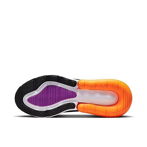 Nike Big Kid's Air Max 270 White/Vivid Purple-Black (FD0299 100) - 6