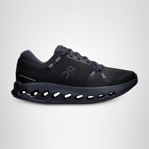 On Womens, Cloudsurfer 2 Black/Black 8 Medium