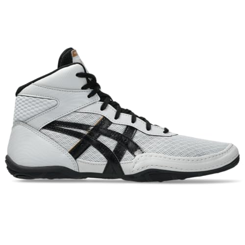 ASICS Kid's Matflex 7 Grade School Wrestling Shoes, 4.5, Concrete/Black