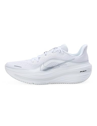 Nike Men's Air Winflo 12, White/Metallic Silver-Summit White, 9.5