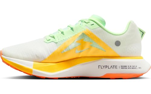 Nike Ultrafly Women's Trail Racing Shoes (DZ0489-102, Summit White/Vapor Green/Laser Orange/Black) Size 7