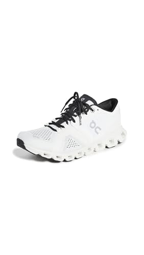 On Women's Cloud X Sneakers, White/Black, 8.5 Medium US