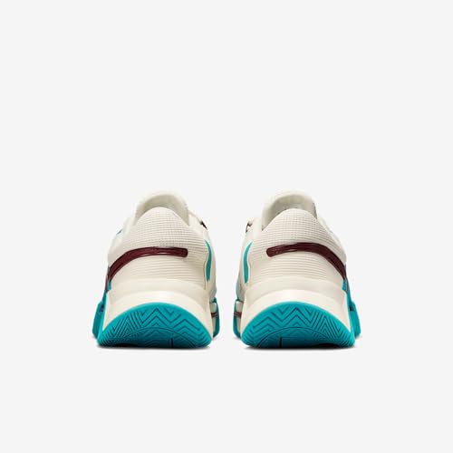 Nike GP Challenge 1 Premium Women's Hard Court Tennis Shoes (Dusty Cactus/Pale Ivory/Metallic Silver/Dark Team Red) Size 8