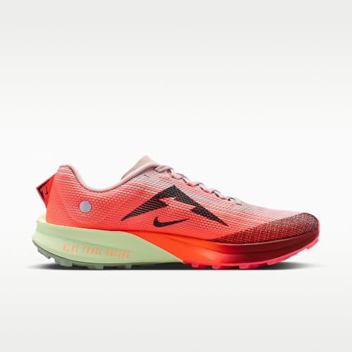 Nike Kiger 10 Trail Running Shoes (Silt Red/Volt Tint/Hot Lava/Burgundy Ash) Size 11