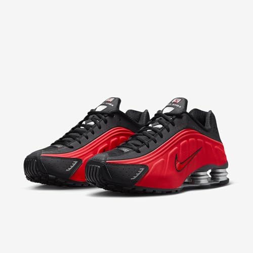 Nike Shox R4 SneakerMen's, University Red University Red Black, 8.5 US