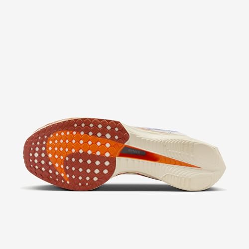 Nike Vaporfly 3 Men's Road Racing Shoes (FQ7676-100, Sail/Safety Orange/Burnt Sunrise/Hyper Royal) Size 9