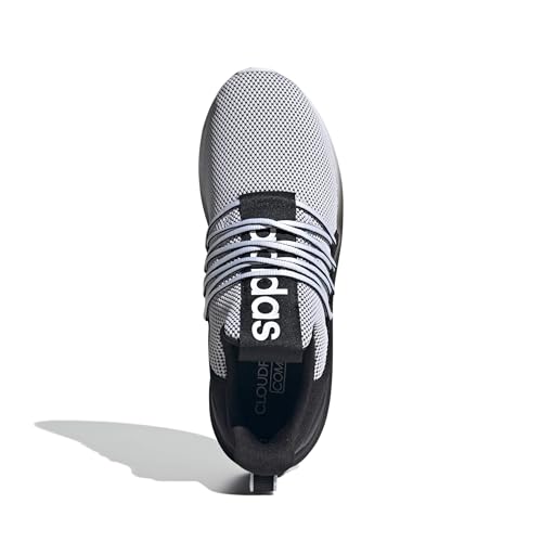 Adidas Men's Lite Racer Adapt 7.0, White/Black/White, 10.5