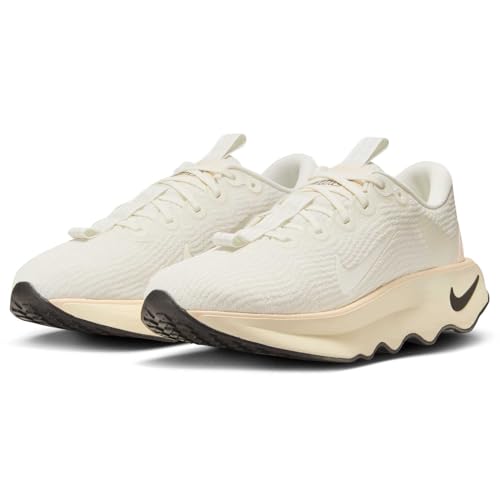 Nike Motiva Women's Walking Shoes (DV1238-105, Sail/Pale Ivory/Guava Ice/Sail) Size 9.5