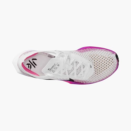 Nike Vaporfly 3 Women's Road Racing Shoes (DV4130-104, White/Vivid Purple/Purple) Size 10