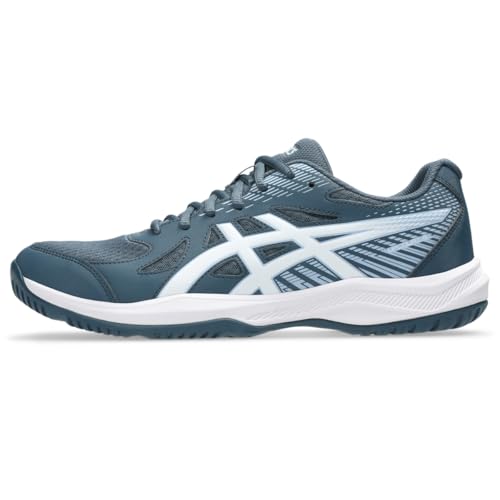 ASICS Men's Upcourt 6 Volleyball Shoes, 9.5, RAW Indigo/White