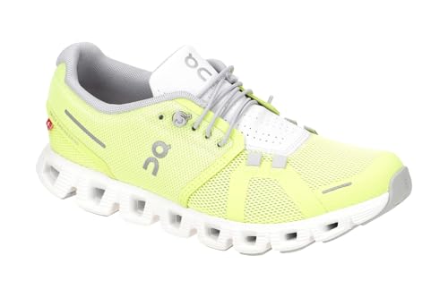On Men's Cloud 5 Sneakers, Hay/Frost, 8.5