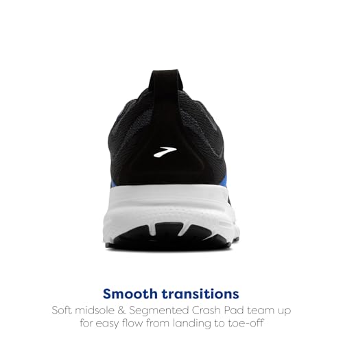 Brooks Men’s Trace 4 Neutral Running Shoe - Black/Cobalt/White - 10 Medium