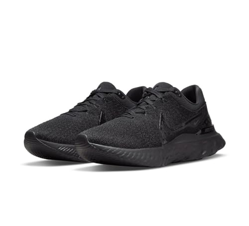 Nike Men's React Infinity Run Flyknit 3Sneaker, Black, 7.5 UK