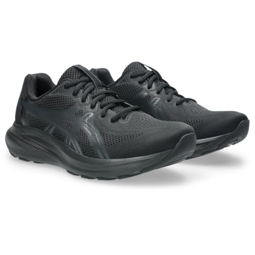 ASICS Men's Gel-Contend 10 Running Shoes, 12, Black/Carrier Grey