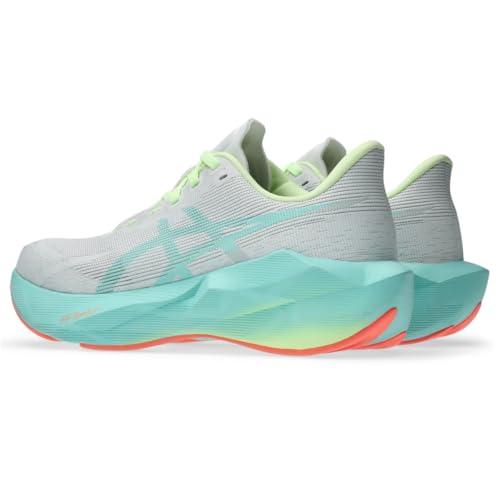 ASICS Women's NOVABLAST 6 Running Shoes, 7.5, White/Illuminate Mint
