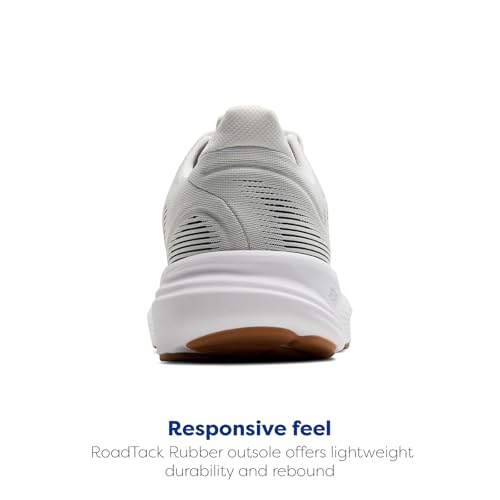 Brooks Men’s Revel 8 Neutral Running & Walking Shoe - White/Black/Oak Buff - 10.5 Medium