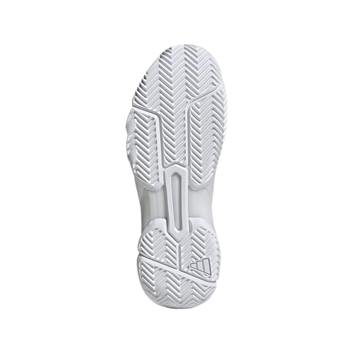 Adidas Unisex-Adult CourtJam Control 3 Premium Tennis, White/White/White, 10.5