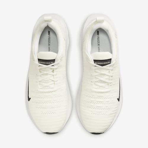 Nike InfinityRN 4 Men's Road Running Shoes (DR2665-102, Sail/Platinum Tint/White/Black) Size 11